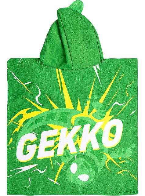 Toalla poncho Gekko para niño - PJ Masks - Funiglobal | Funidelia