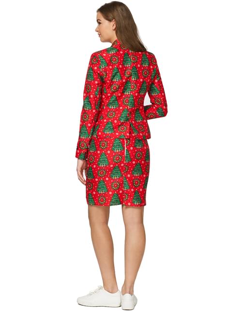 Traje Rojo de Árboles de Navidad para mujer - Suitmeister - Opposuits | Funidelia