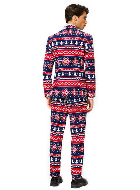 Traje Navideño Azul “Nordic Noel“ - Opposuits - Opposuits | Funidelia