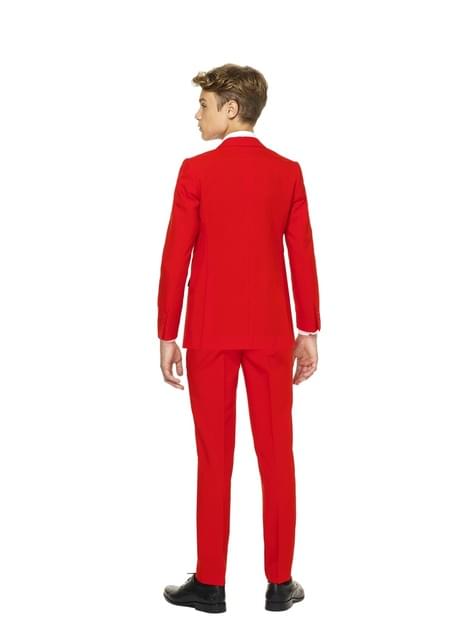 Traje Rojo “Red Evil“ para adolescente - Opposuits - Opposuits | Funidelia