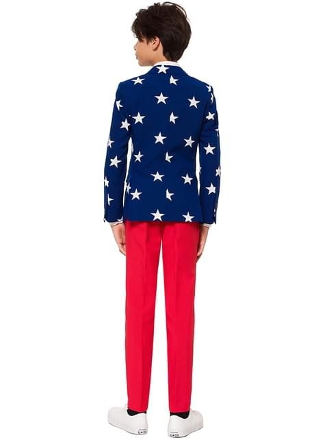 Traje de la Bandera de USA “Stars and Stripes“ para adolescente - Opposuits - Opposuits | Funidelia