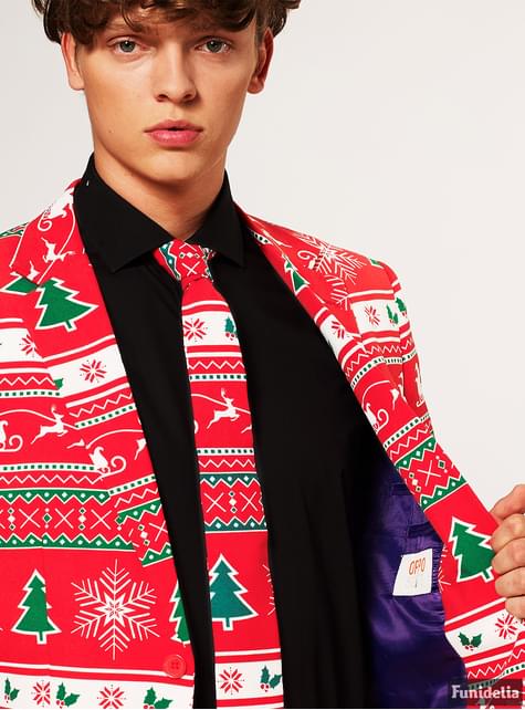 Traje Navideño Rojo “Wonderland“ - Opposuits - Opposuits | Funidelia