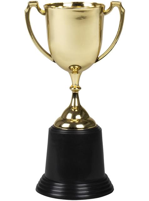 Trofeo en forma de copa dorado - Boland | Funidelia