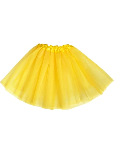 Tutú amarillo para mujer - Funiglobal | Funidelia