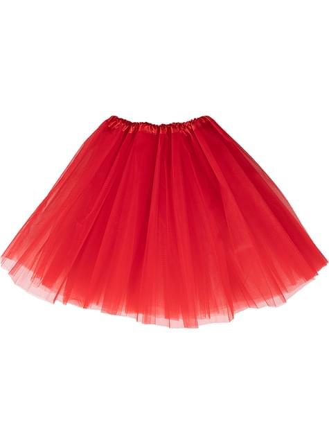 Tutú rojo para mujer - Funiglobal | Funidelia