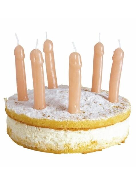 Velas con forma de pene
