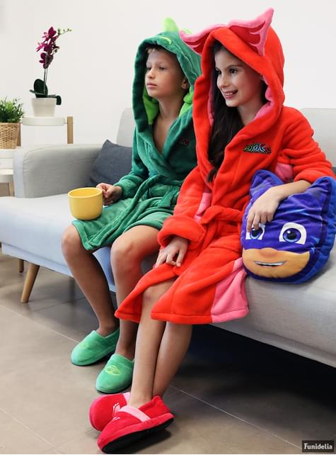 Zapatillas de casa Gekko para niños - PJ Masks - Funiglobal | Funidelia