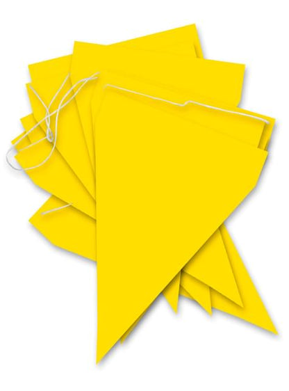 1 guirnalda de banderines color amarillo - Colores lisos - Funiglobal | Funidelia
