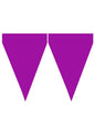 1 guirnalda de banderines color morado - Colores lisos