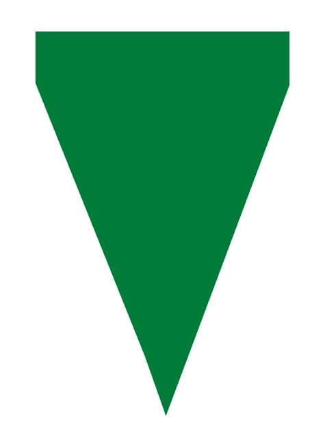 1 guirnalda de banderines color verde - Colores lisos - Funiglobal | Funidelia