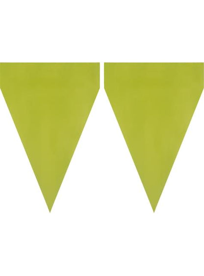 1 guirnalda de banderines color verde lima - Colores lisos - Funiglobal | Funidelia