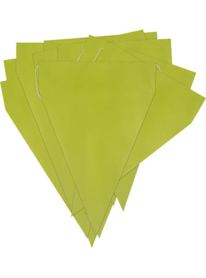 1 guirnalda de banderines color verde lima - Colores lisos - Funiglobal | Funidelia