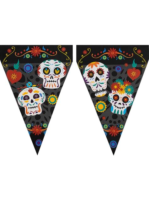 1 guirnalda de banderines de Catrina día de los muertos- Day of the Dead - Funiglobal | Funidelia