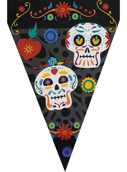 1 guirnalda de banderines de Catrina día de los muertos- Day of the Dead - Funiglobal | Funidelia