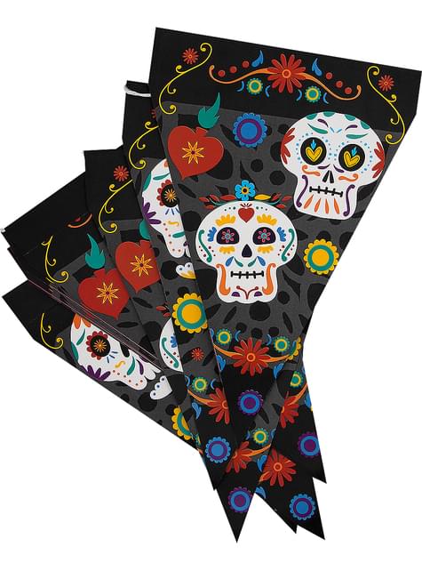 1 guirnalda de banderines de Catrina día de los muertos- Day of the Dead - Funiglobal | Funidelia
