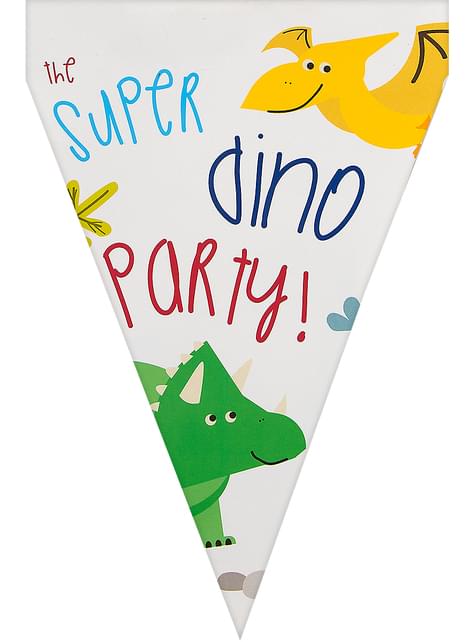 1 guirnalda de banderines de dinosaurios - Dinosaurs party - Funiglobal | Funidelia