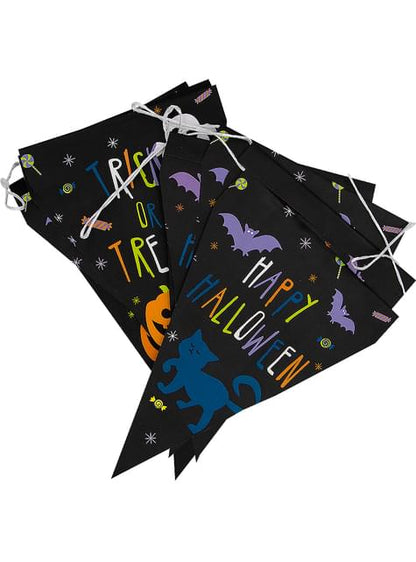 1 guirnalda de banderines de Halloween calabaza - Happy Halloween - Funiglobal | Funidelia