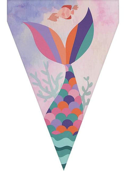 1 guirnalda de banderines de sirenas - Beautiful mermaid - Funiglobal | Funidelia