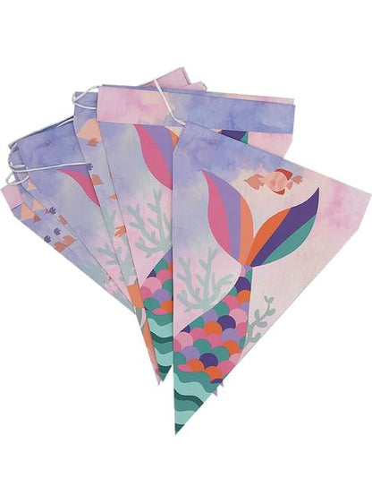 1 guirnalda de banderines de sirenas - Beautiful mermaid - Funiglobal | Funidelia