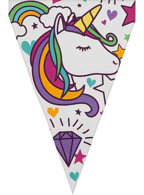 1 guirnalda de banderines de unicornio - Lovely Unicorn - Funiglobal | Funidelia
