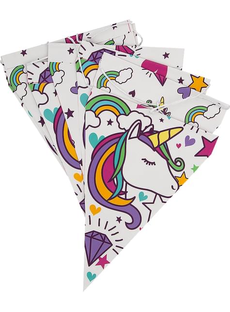 1 guirnalda de banderines de unicornio - Lovely Unicorn - Funiglobal | Funidelia