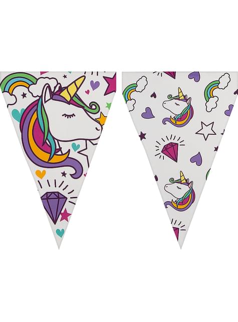 1 guirnalda de banderines de unicornio - Lovely Unicorn - Funiglobal | Funidelia
