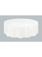 1 Mantel redondo blanco - Línea Colores Básicos - Unique | Funidelia