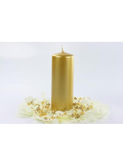 1 vela dorada (15x6 cm) - Partydeco | Funidelia