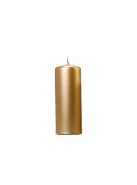 1 vela dorada (15x6 cm) - Partydeco | Funidelia