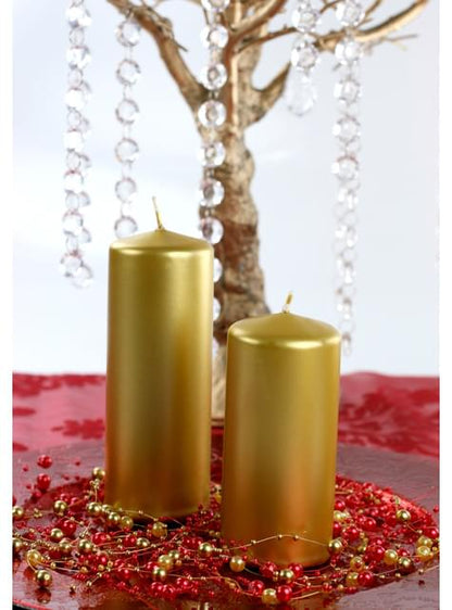 1 vela dorada (15x6 cm) - Partydeco | Funidelia