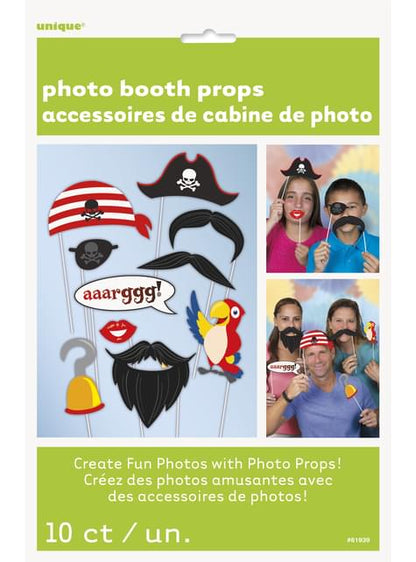 10 accesorios photocall para fiesta pirata - Unique | Funidelia