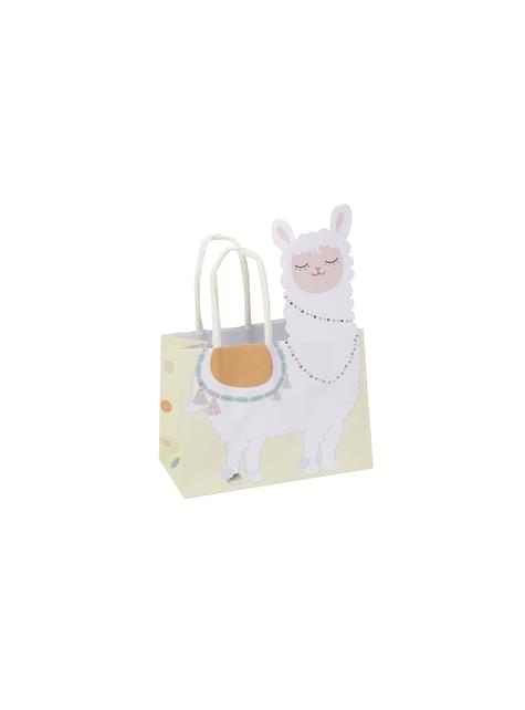 10 bolsas para chucherías de papel - Llama Love