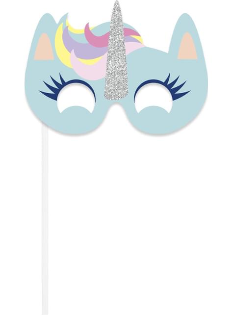 10 complementos variados para photocall de unicornio - Happy Unicorn - Unique | Funidelia