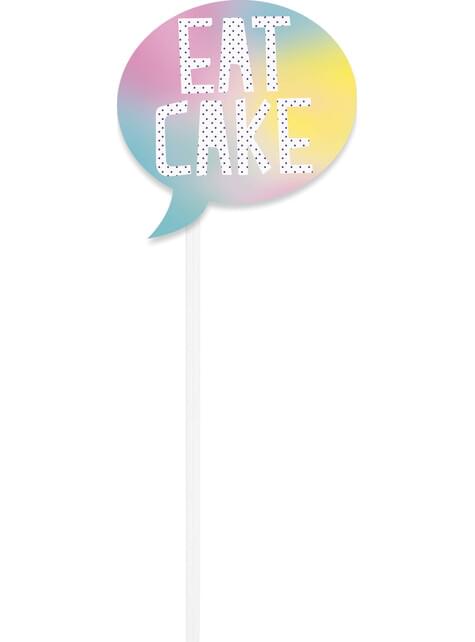 10 complementos variados para photocall de unicornio - Happy Unicorn - Unique | Funidelia
