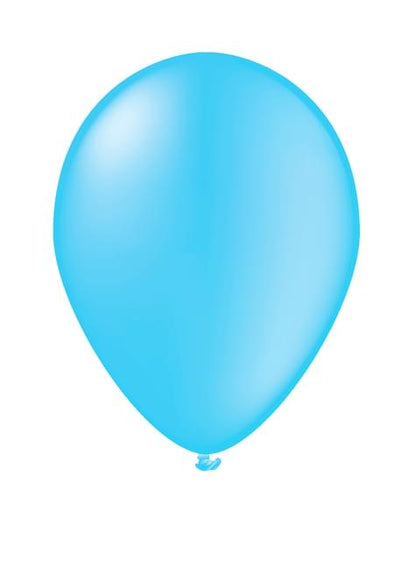10 globos color azul claro - Colores lisos - Funiglobal | Funidelia