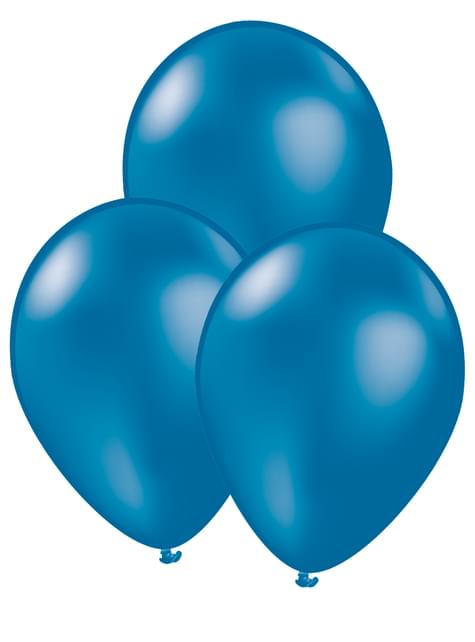 10 globos color azul marino - Colores lisos - Funiglobal | Funidelia