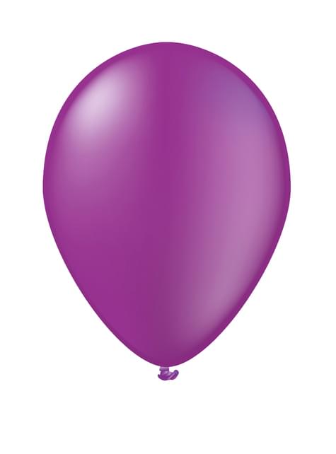 10 globos color morado - Colores lisos - Funiglobal | Funidelia