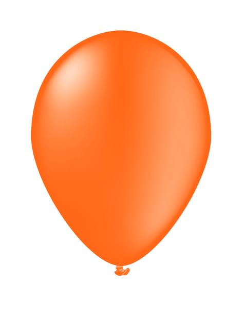 10 globos color naranja - Colores lisos - Funiglobal | Funidelia