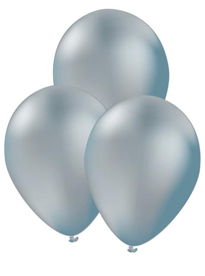 10 globos color plateado - Colores lisos - Funiglobal | Funidelia