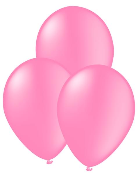 10 globos color rosa palo - Colores lisos - Funiglobal | Funidelia