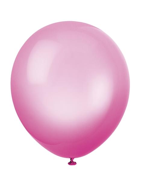 10 globos colores neón variados (25,4 cm) - Línea Colores Básicos - Unique | Funidelia