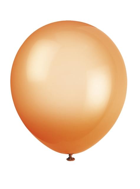 10 globos colores neón variados (25,4 cm) - Línea Colores Básicos - Unique | Funidelia