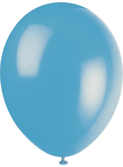 10 globos colores pastel variados (30 cm) - Línea Colores Básicos