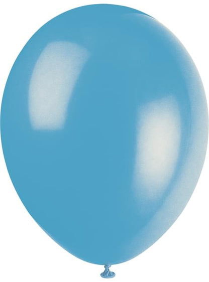 10 globos colores pastel variados (30 cm) - Línea Colores Básicos