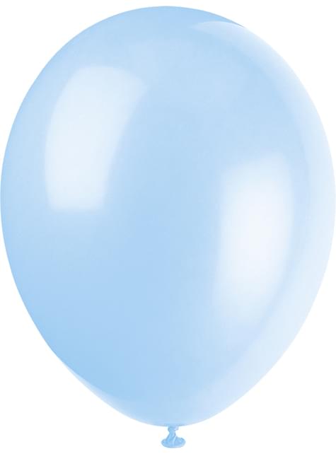 10 globos colores pastel variados (30 cm) - Línea Colores Básicos