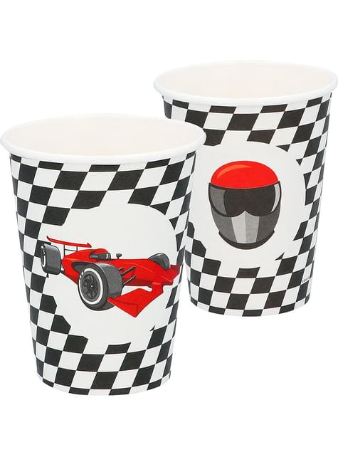10 vasos de Fórmula 1 (210 ml) - Boland | Funidelia