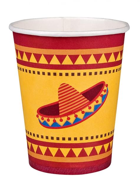 10 vasos para fiesta mejicana - Boland | Funidelia
