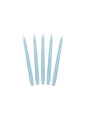 10 velas azul cielo mate (24 cm)