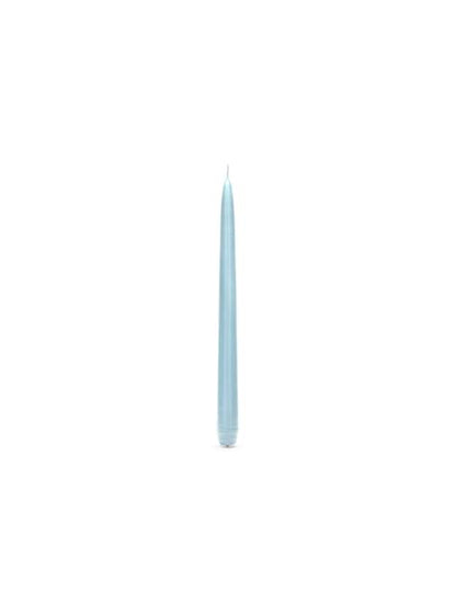 10 velas azul cielo mate (24 cm)