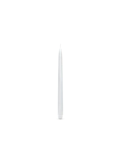 10 velas blancas mate (24 cm) - Partydeco | Funidelia